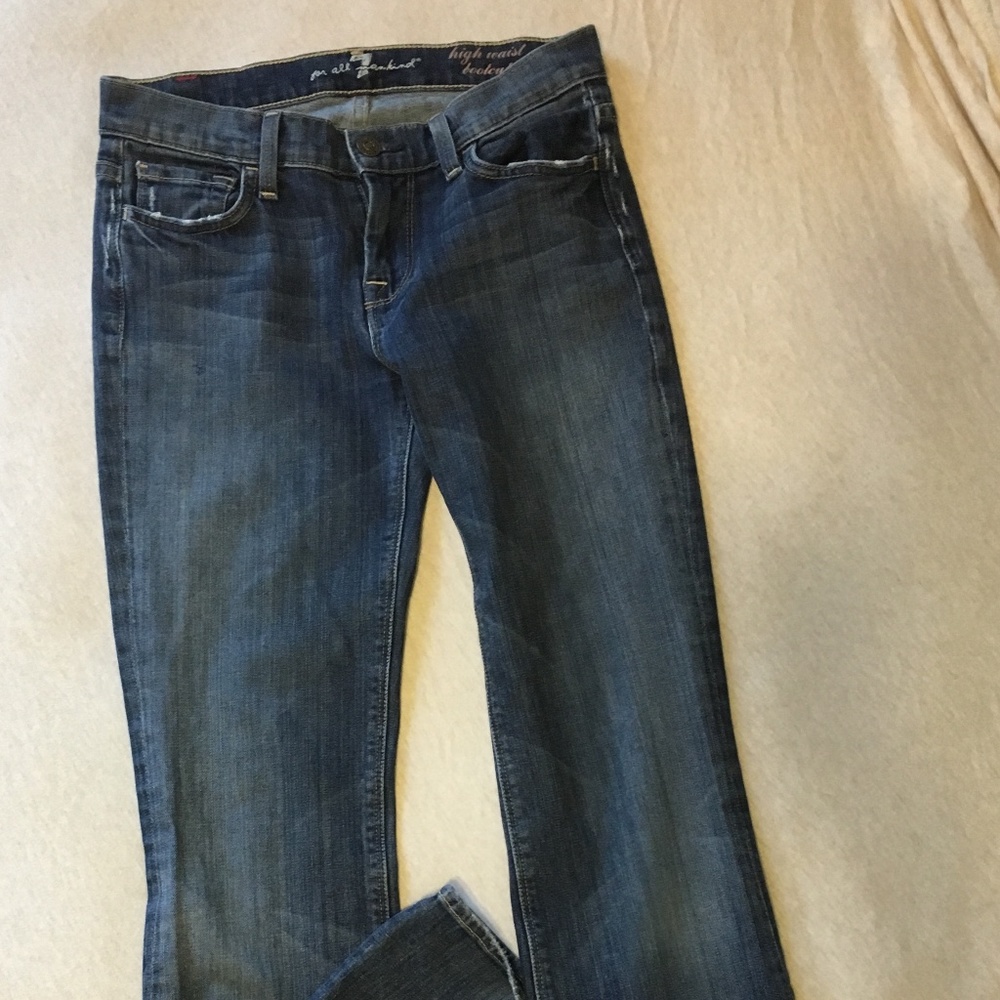 7 For All Mankind Jns, Hi-Waist Bootcut, Waist 25